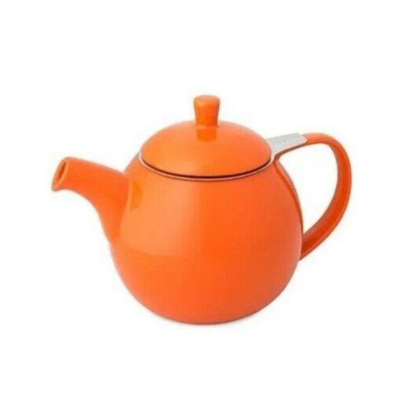 FORLIFE Curve Teapot with Infuser 24-Ounce Carrot - Picture 2 of 5